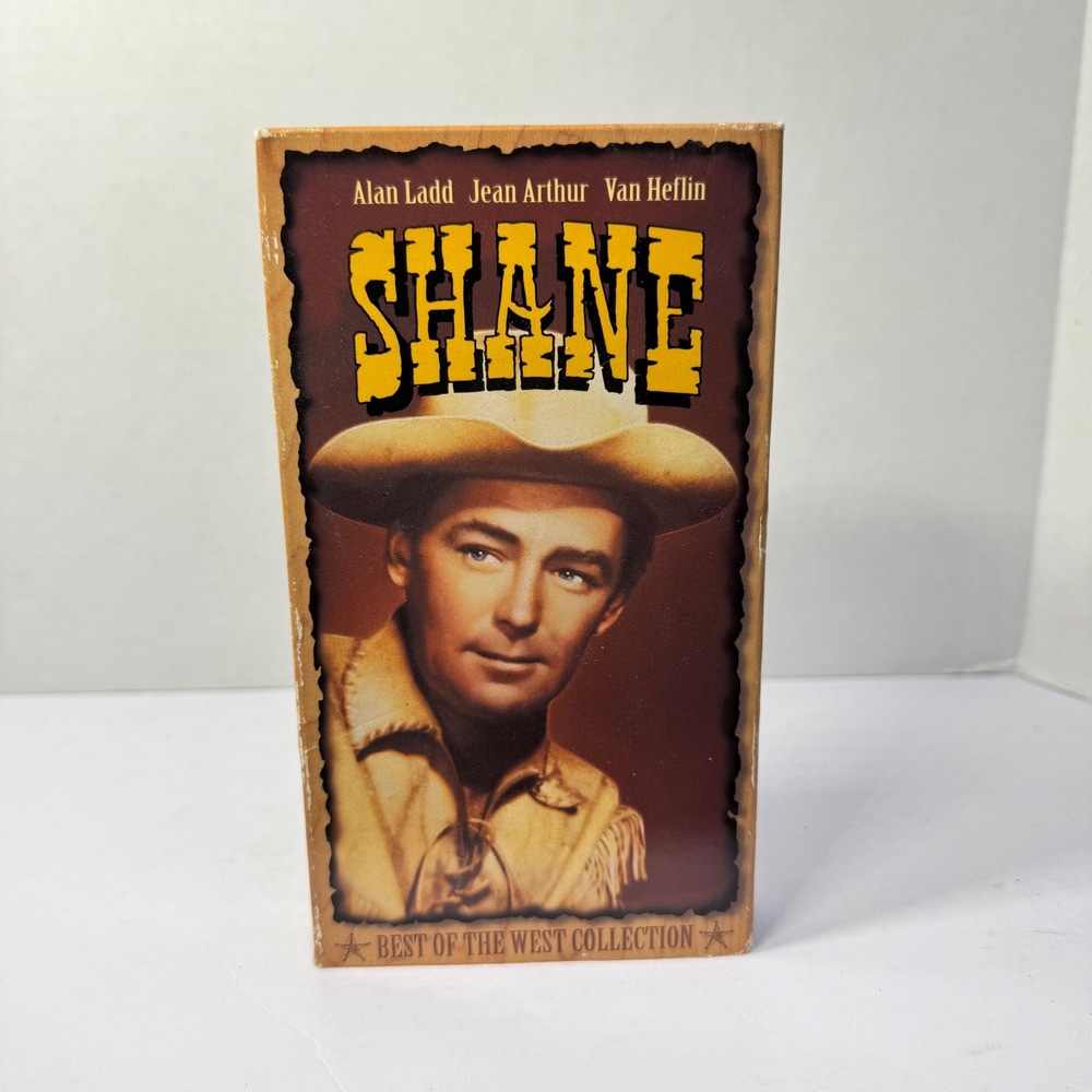 Shane VHS 1996‎ Paramount Best of the West Collection Alan Ladd Western Movie